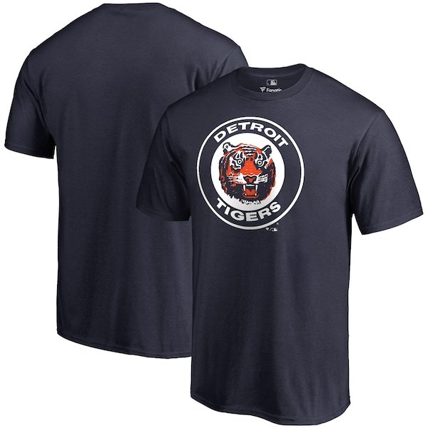 Detroit Tigers Fanatics Branded Huntington T-Shirt - Navy