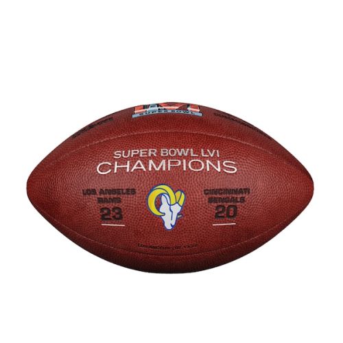 Los Angeles Rams Wilson Super Bowl LVI Champions Unsigned Commemorative Duke Pro Football