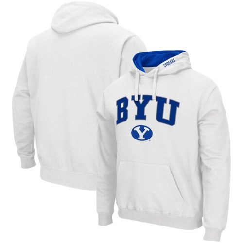 BYU Cougars Colosseum Arch & Logo 3.0 Pullover Hoodie - White