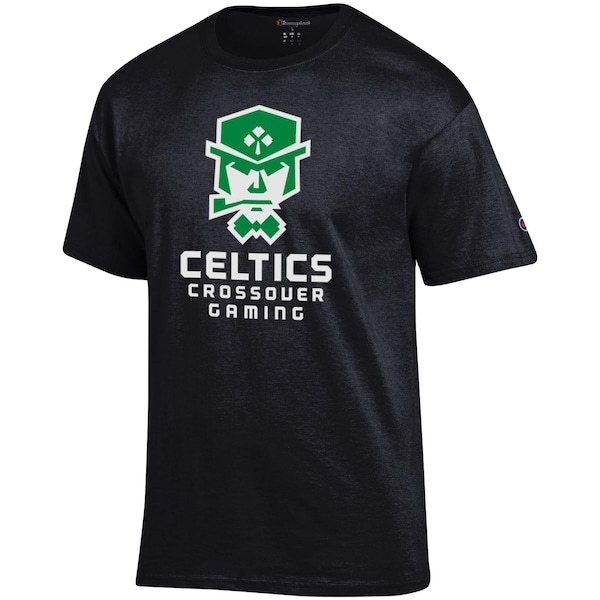 Celtics Crossover Gaming Champion NBA2K Jersey T-Shirt - Black