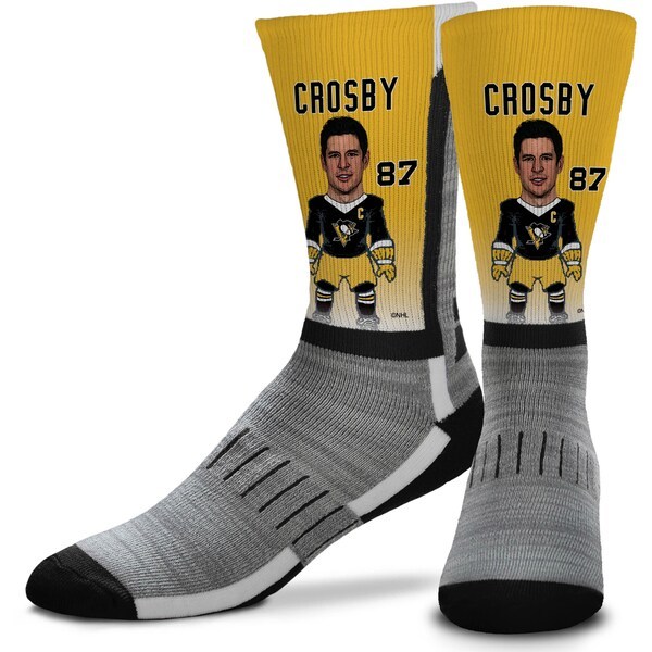 Sidney Crosby Pittsburgh Penguins For Bare Feet MVP Crew Socks