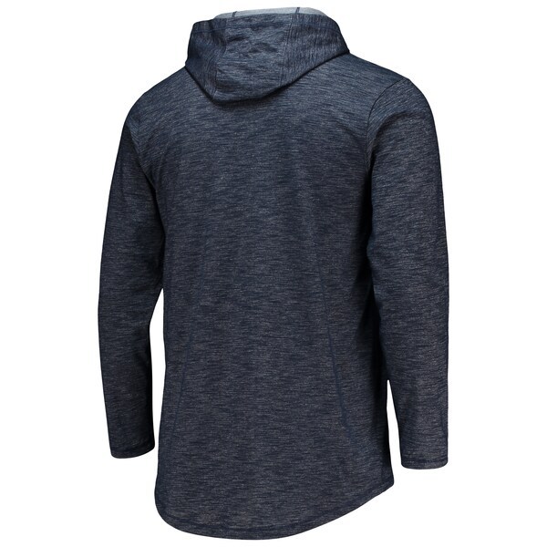 North Carolina Tar Heels Nike Slub Space-Dye Performance Long Sleeve Hoodie T-Shirt - Navy