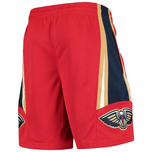 New Orleans Pelicans Jordan Brand Red/Navy 2020/21 Association Edition Performance Swingman Shorts