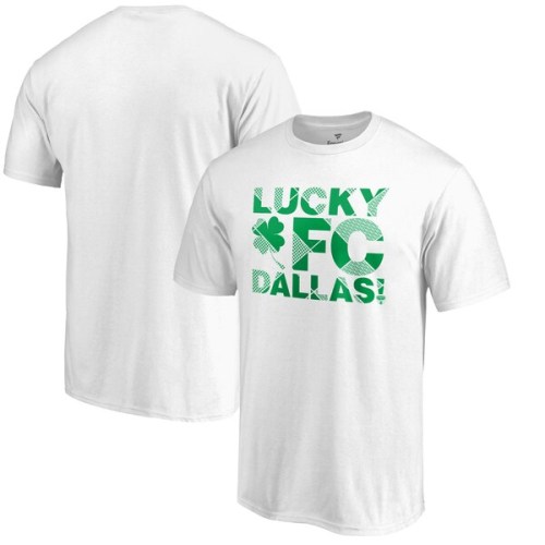 FC Dallas Fanatics Branded St. Patrick's Day Lucky T-Shirt - White