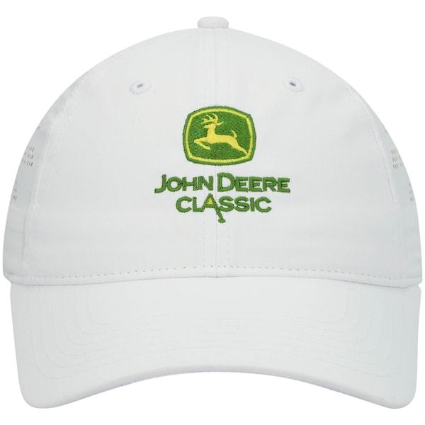 John Deere Classic Kate Lord Women's Perforated Tech Adjustable Hat - White