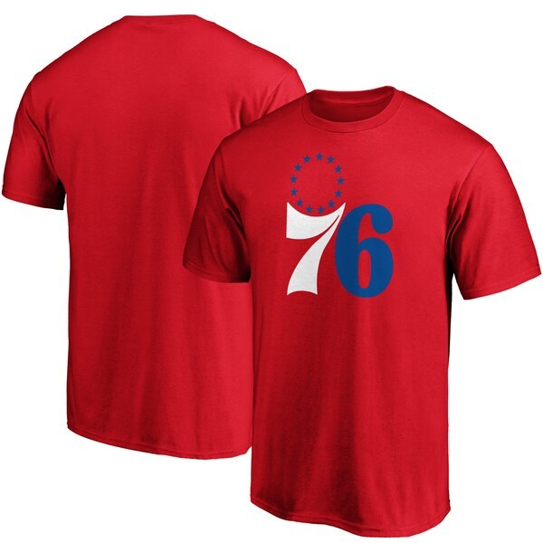 Philadelphia 76ers Fanatics Branded Primary Team Logo T-Shirt - Red