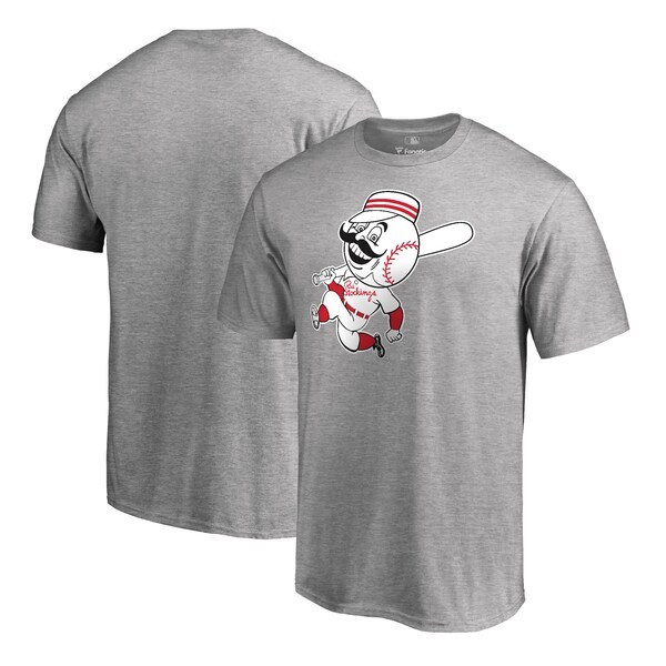 Cincinnati Reds Fanatics Branded Huntington T-Shirt - Heathered Gray