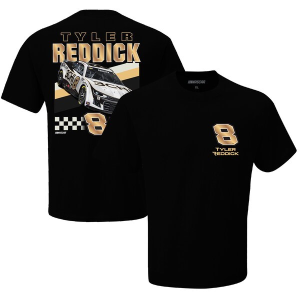 Tyler Reddick Checkered Flag 3CHI Front Runner T-Shirt - Black