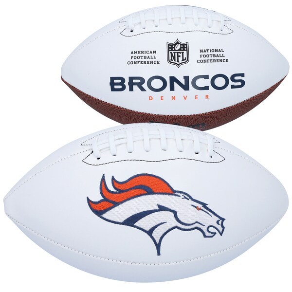 Denver Broncos Fanatics Authentic Unsigned Wilson White Panel Collectible Football