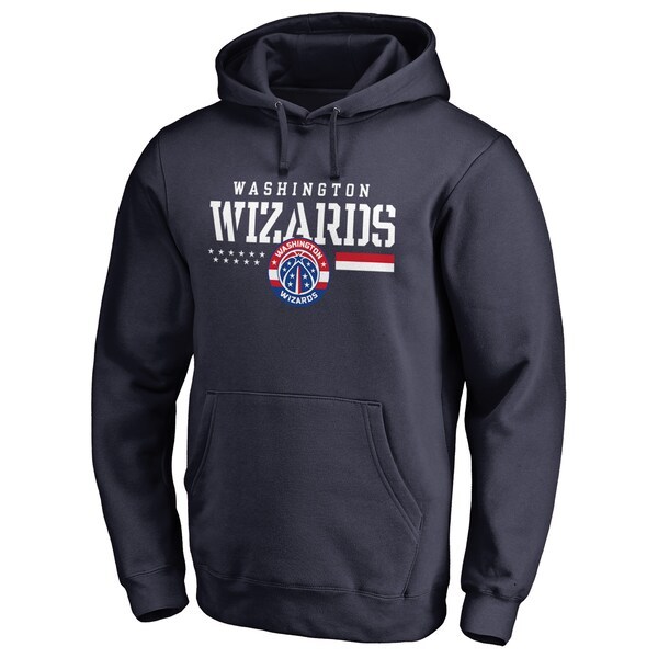 Washington Wizards Fanatics Branded Hoops For Troops Pullover Hoodie - Navy