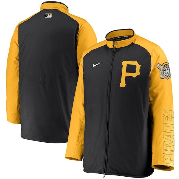 Pittsburgh Pirates Nike Authentic Collection Dugout Full-Zip Jacket - Black