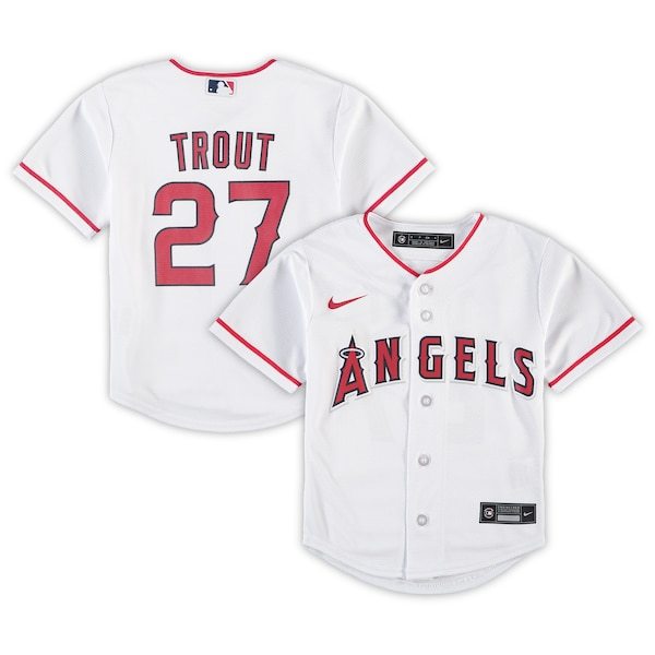 Mike Trout Los Angeles Angels Nike Preschool Home Replica Player Jersey - White
