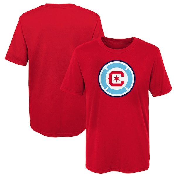 Chicago Fire Preschool Primary Logo T-Shirt - Red