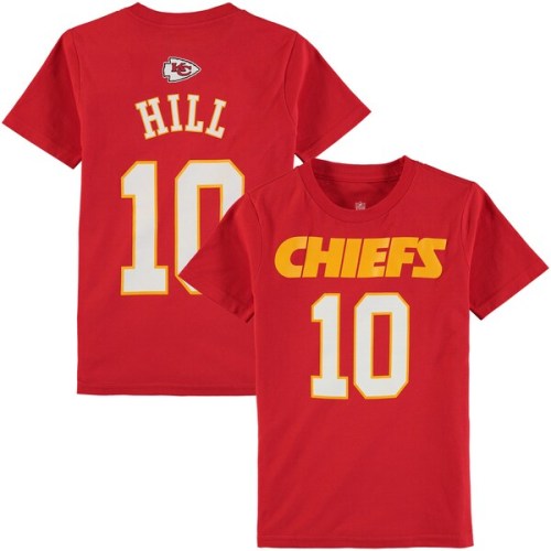 Tyreek Hill Kansas City Chiefs Youth Mainliner Player Name & Number T-Shirt - Red