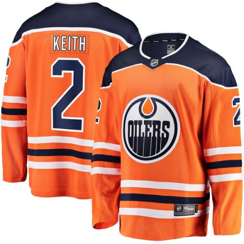 Duncan Keith Edmonton Oilers Fanatics Branded Breakaway Player Jersey - Orange