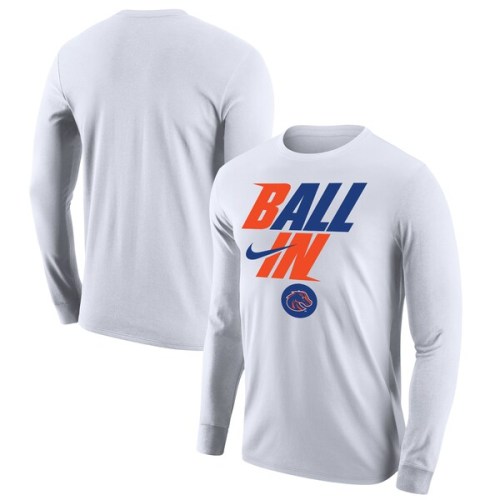 Boise State Broncos Nike Legend Bench Long Sleeve T-Shirt - White