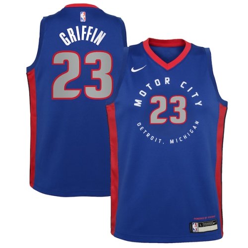 Blake Griffin Detroit Pistons Nike Youth 2020/21 Swingman Jersey Blue - City Edition