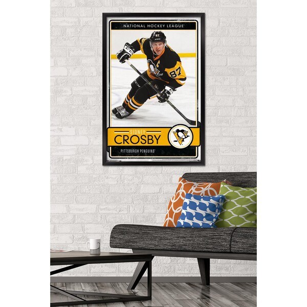 Sidney Crosby Pittsburgh Penguins 35.75'' x 24.25'' Framed Player Poster