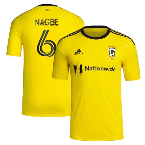 Darlington Nagbe Columbus Crew adidas 2022 Gold Standard Kit Replica Player Jersey - Yellow