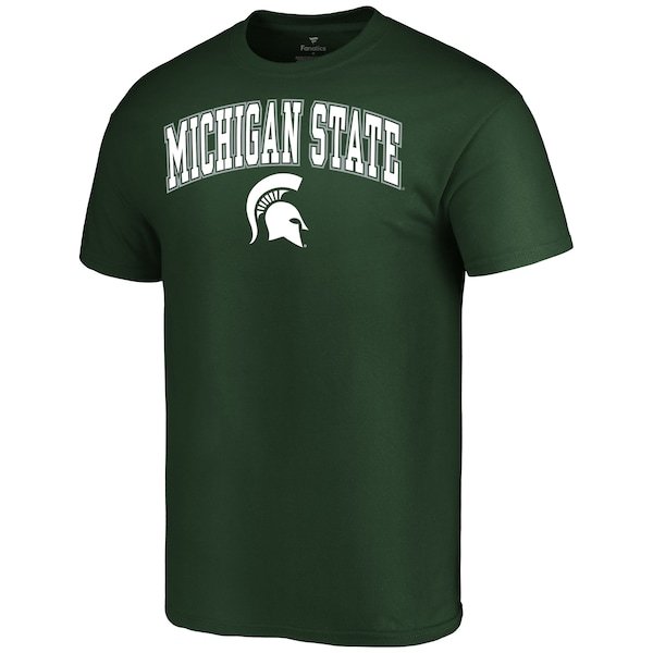 Michigan State Spartans Fanatics Branded Logo Campus T-Shirt - Green