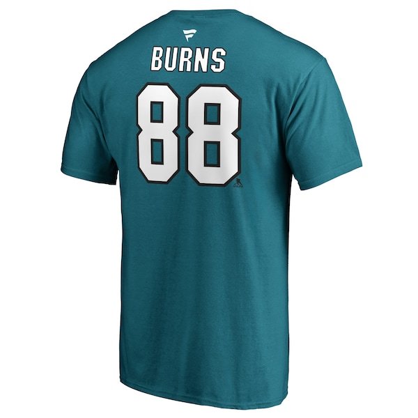 Brent Burns San Jose Sharks Fanatics Branded Name & Number T-Shirt - Teal