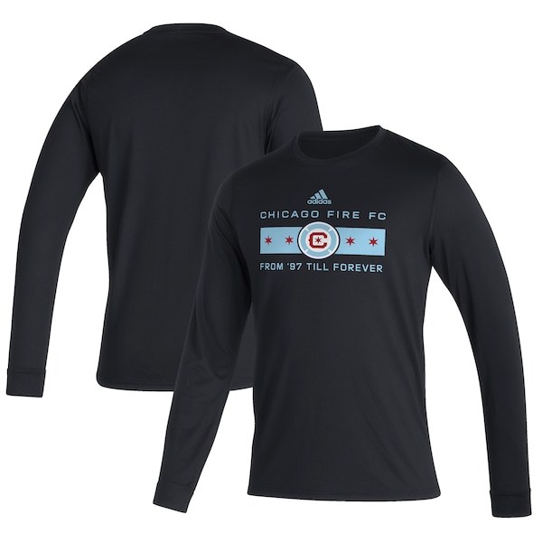 Chicago Fire adidas From 97 Til Forever Long Sleeve T-Shirt - Black