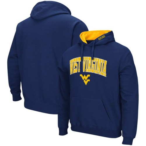 West Virginia Mountaineers Colosseum Arch & Logo 3.0 Pullover Hoodie - Navy