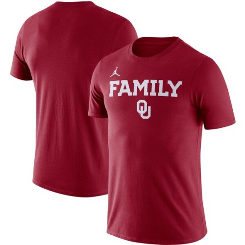 Oklahoma Sooners Jordan Brand Family T-Shirt - Crimson