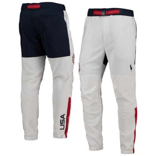 Team USA Official Outfitters Ralph Lauren Men's White Team USA Closing Ceremony Pants