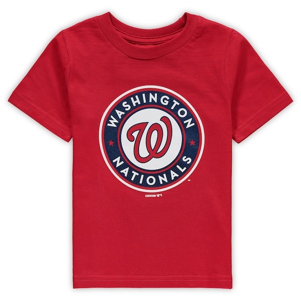 Washington Nationals Toddler Primary Team Logo T-Shirt - Red