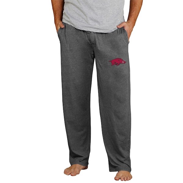 Arkansas Razorbacks Concepts Sport Quest Knit Pants - Charcoal