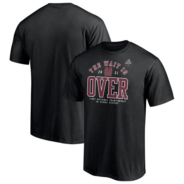 Mississippi State Bulldogs Fanatics Branded 2021 NCAA Men's Baseball College World Series Champions The Wait T-Shirt - Black