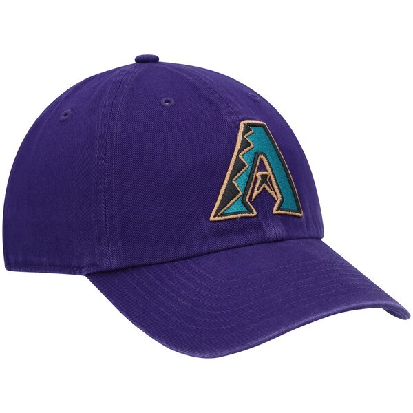 Arizona Diamondbacks '47 Logo Cooperstown Collection Clean Up Adjustable Hat - Purple
