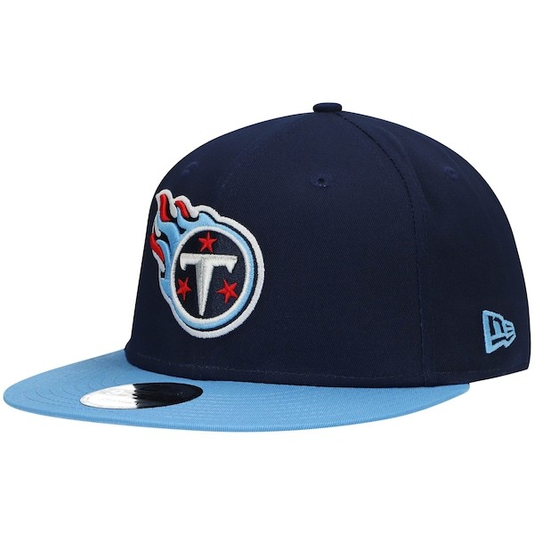 Tennessee Titans New Era Basic 9FIFTY Adjustable Snapback Hat - Navy/Light Blue