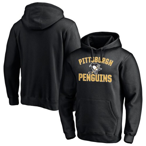 Pittsburgh Penguins Fanatics Branded Special Edition Victory Arch Pullover Hoodie - Black