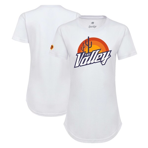 Phoenix Suns Sportiqe Women's 2021/22 City Edition Phoebe T-Shirt - White