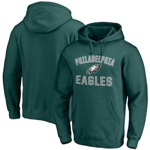 Philadelphia Eagles Fanatics Branded Victory Arch Team Pullover Hoodie - Midnight Green
