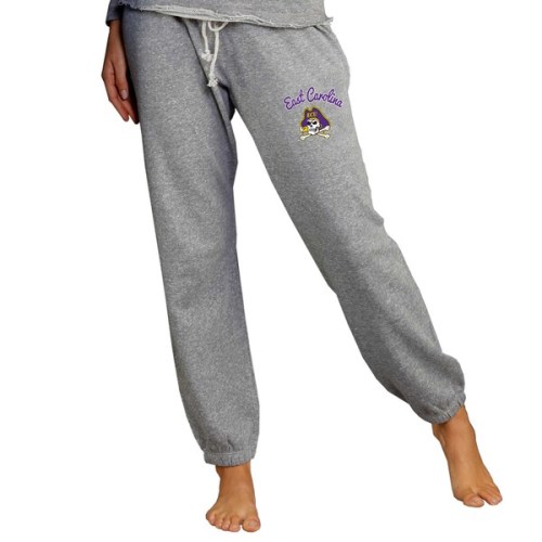ECU Pirates Concepts Sport Women's Mainstream Knit Jogger Pants - Gray