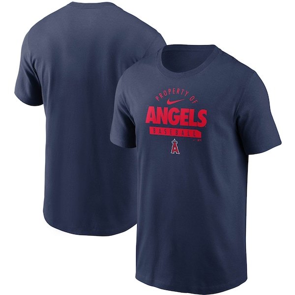 Los Angeles Angels Nike Primetime Property Of Practice T-Shirt - Navy
