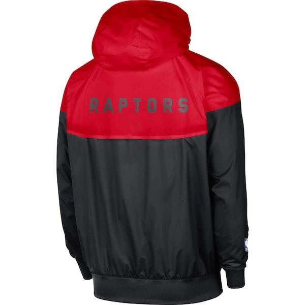 Toronto Raptors Nike 75th Anniversary Courtside Windrunner Raglan Hoodie Full-Zip Jacket - Red/Black