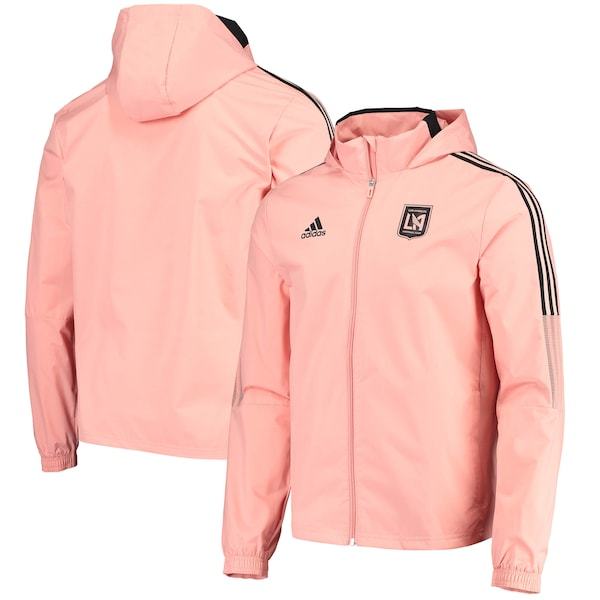 LAFC adidas All-Weather Full-Zip Jacket - Pink