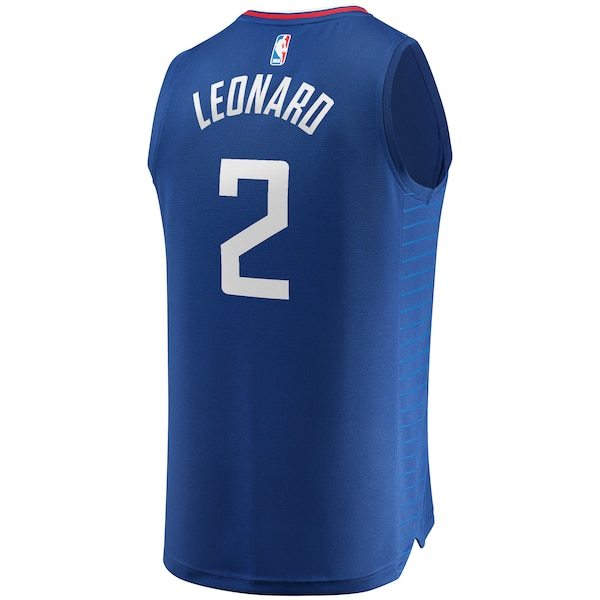 Kawhi Leonard LA Clippers Fanatics Branded 2019/20 Fast Break Replica Jersey Blue - Icon Edition