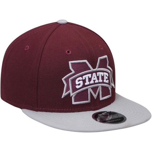 Mississippi State Bulldogs New Era Basic 9FIFTY Adjustable Hat - Maroon
