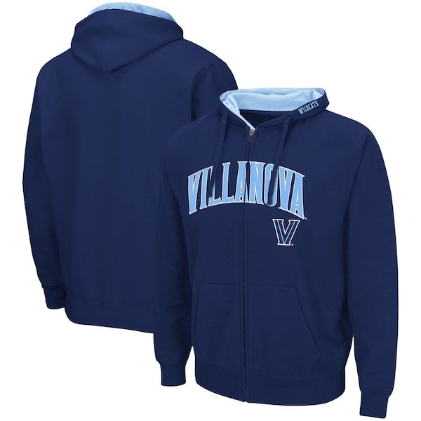 Villanova Wildcats Colosseum Arch & Logo 3.0 Full-Zip Hoodie - Navy