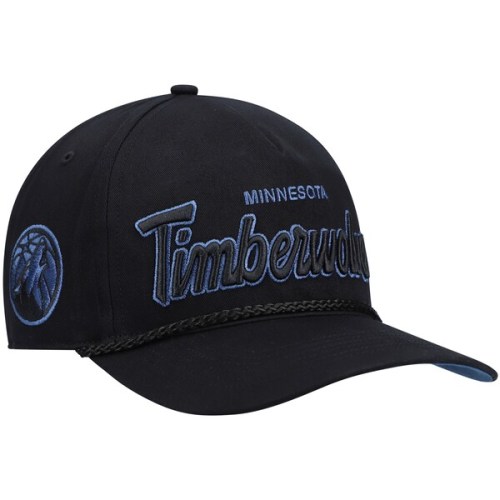 Minnesota Timberwolves '47 Crosstown Script Hitch Snapback Hat - Black