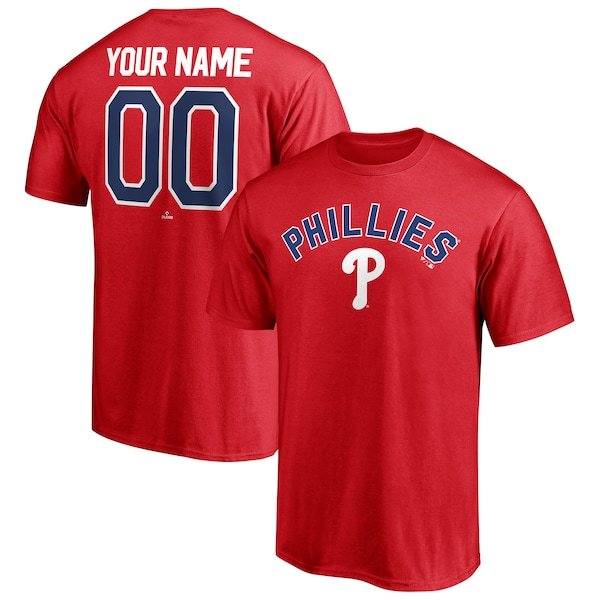 Philadelphia Phillies Fanatics Branded Winning Streak Personalized Name & Number T-Shirt - Red