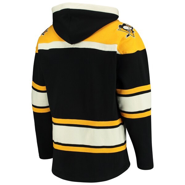 Pittsburgh Penguins '47 Superior Lacer Pullover Hoodie - Black