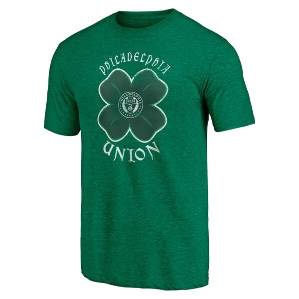 Philadelphia Union Fanatics Branded St. Patrick's Day Celtic Crew Tri-Blend T-Shirt - Green