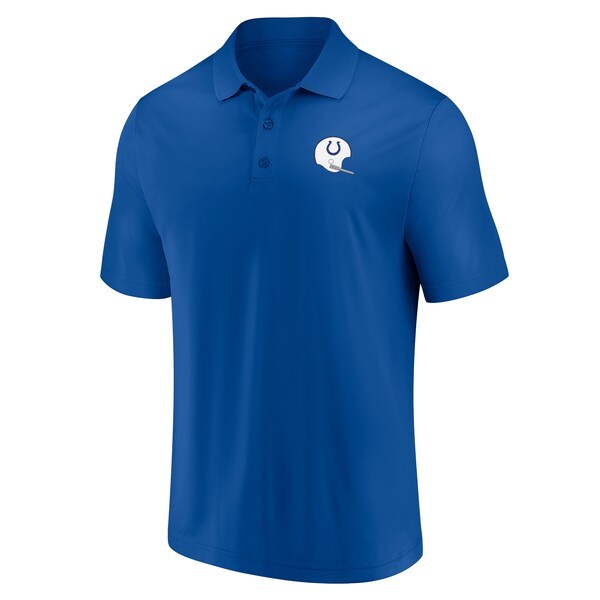 Indianapolis Colts Fanatics Branded Home & Away Throwback 2-Pack Polo Set - Royal/White