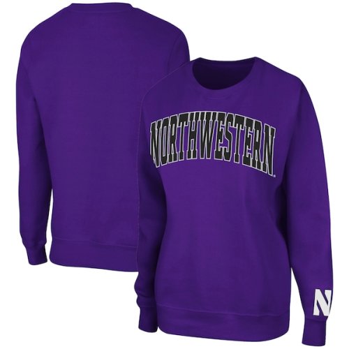 Northwestern Wildcats Colosseum Women's Campanile Pullover Sweatshirt - Purple